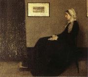 James Abbott McNeil Whistler Arrangement in Gray and Black: Portrait of the Artist's Mother china oil painting artist